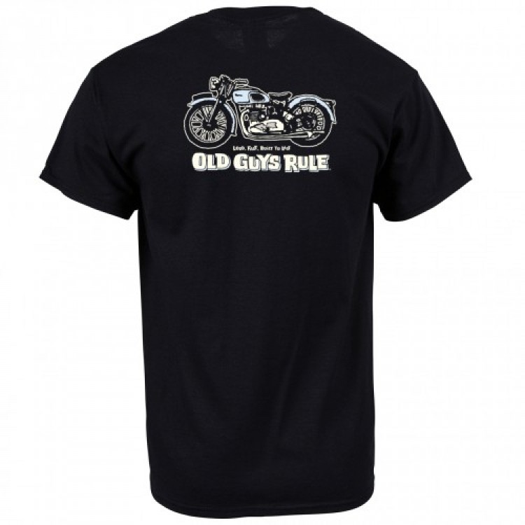 Old guys rule Triumph T-shirt