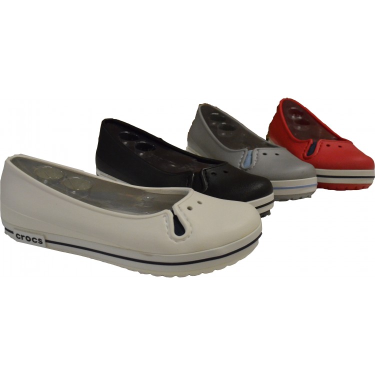 Crocs crocband flat  in diverse kleuren