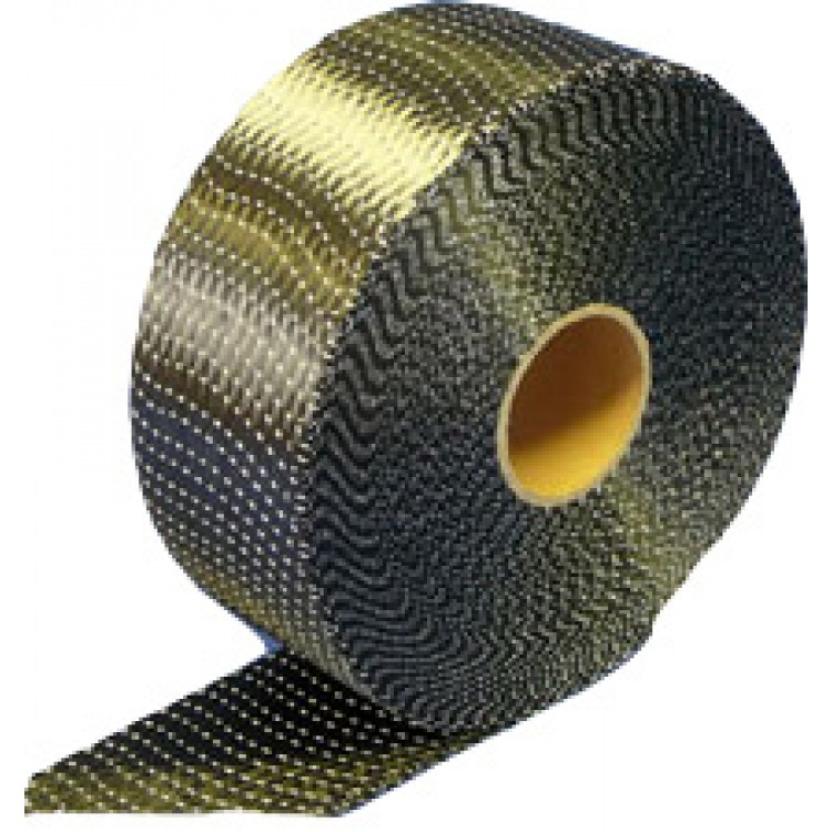 Koolstof  band  340 gr. 5 cm./mtr.