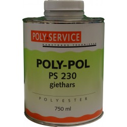 Polyester gietharsPS 230 / 750 gr. Polyester gietharsPS 230 / 750 gr.