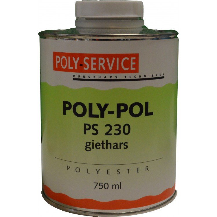 Polyester gietharsPS 230 / 750 gr.