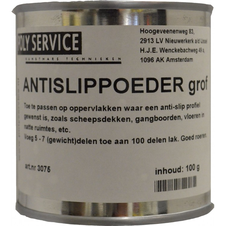 Anti slip poeder grof